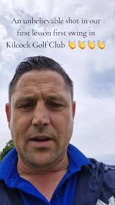 Unbelievable Golf Shot in First Lesson