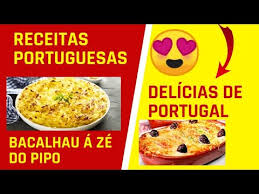 Selecionamos para si as receitas da cozinha portuguesa com mais relevo na cultura gastronómica dos portugueses, desde o famoso pastel de belém. Receitas Portuguesas Bacalhau A Ze Do Pipo Youtube