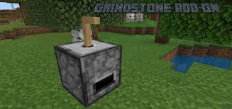 Learn how to craft and use a grindstone in minecraft with this short video. Quartz Grindstone Add On Ore Duplication Minecraft Pe Mods Addons