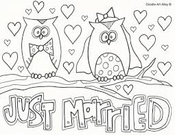 Supercoloring.com is a super fun for all ages: Wedding Coloring Pages Doodle Art Alley
