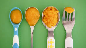 Evolution Des Textures De La Puree Lisse Aux Morceaux Cuisinez Pour Bebe Aliments Pour Bebe Faits Maison Nourriture Bebe Repas Bebe 15 Mois