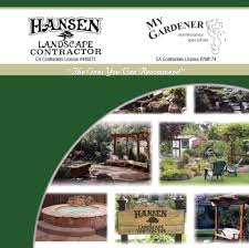 The list of classifications and scope of work for each is available on the board's website at www.cslb.ca.gov. Hansen Landscape Contractor Home Facebook