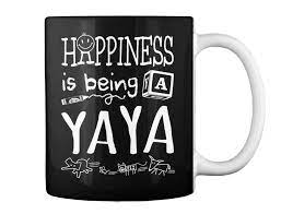 Happiness Is Being A Yaya Mugs Coffee Mugs Happy Gifts