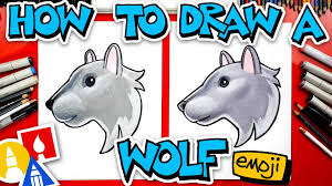 Begin by drawing the top of the snout. Dogs Archives Art For Kids Hub