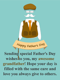 Send grandpa this beautiful letterpress father's day card. Love Care Happy Father S Day Card For Grandfather Birthday Greeting Cards By Davia