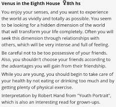 Venus In The 8th House Venus Astrology Venus Astrology