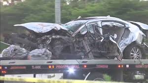 Injured women in a car after accident. Pregnant Woman Unborn Child Among Those Killed In Multi Car Crash In Homestead