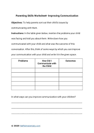 Applying worksheets suggests facilitating pupils to manage to solution questions about matters they've learned. Parenting Skills Worksheets 7 Optimistminds