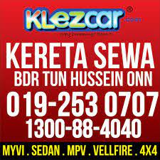 It suits for couple and family. Kereta Sewa Cheras Batu 9 Klezcar Malaysia Car Rental Service