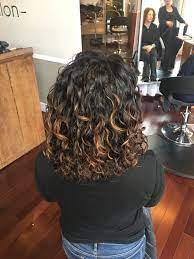 Medium Length Curly Style Professional Hair Salon Curly Hair Styles Hair