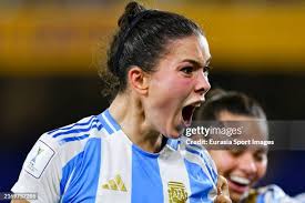 Veronica Acuna and Juana Fonseca of Argentina celebrate following the...  News Photo