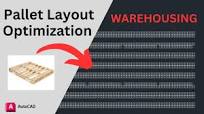 Pallet Layout Optimization - Warehousing (AutoCAD)