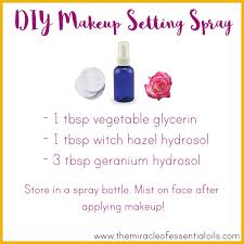 There are a few reasons for this. Diy Makeup Setting Spray With Hydrosols Archives The Miracle Of Essential Oils