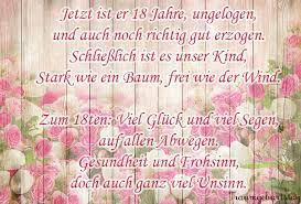 Lll Gedichte Zum 18 Geburtstag Kurze Und Lustige Verse Zur Volljahrigkeit