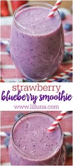 Favorite Strawberry Blueberry Smoothie Recipe Lil Luna Recipe Strawberry Blueberry Smoothie Blueberry Smoothie Recipe Smoothie Recipes Strawberry