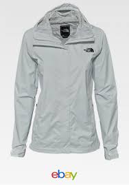 Black And White North Face Rain Jacket North Face Venture Womens A8as La9 White Dryvent Waterproof Rain Jacket Size L Jackets Waterproof Rain Jacket Fall Attire