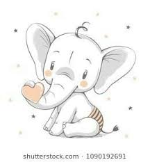 Pin By Luana Daniela On Baby Quilts Baby Elephant Drawing Cute Elephant Cartoon Baby Elephant Cartoon