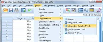 Two Sample Independent Group T Test In Spss Law Student Direct Marketing Sample