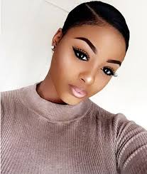 Go Follow Blackgirlsvault For More Celebration Of Black Beauty Excellence And Culture Dark Skin Makeup Short Hair Styles Makeup For Black Women
