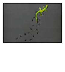 Gecko Fussmatte Gecko Fussmatte Tierspuren