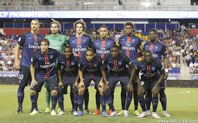 Les bleus sont champions du monde ! Photos Foot Equipe Psg 21 07 2015 Paris Saint Germain Fiorentina International Champions Cup Harrison