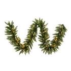 9 grand Teton garland with 100   Clear light 