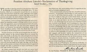 His words and humility stand in stark contrast to the politicians of our time. Proclamation Thanksgiving Day 1863 Wallbuilders