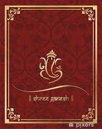 Among all the rituals, ganpati pooja is one of the most important events and performed first before starting any other wedding rituals. Ganesha Wedding Card Royal Rajasthan India Sticker Pixers We Live To Change