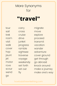 More Synonyms For Travel Writing Tips Good Vocabulary Words Book Writing Tips English Vocabulary Words