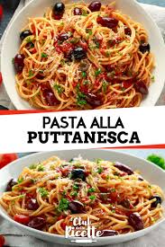 Ricetta Spaghetti Alla Puttanesca La Ricetta Originale Il Club Delle Ricette Ricetta Ricette Spaghetti E Polpette Piatti