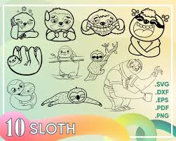 Download Sloth Svg Sloth Monogram Svg Sloth Valentine Svg Sloth Mandala Svg Sloth Svg File Sloth Name Svg Valentines Svg Business Design Monogram Svg