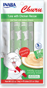 Mix all ingredients into a dough. Inaba Churu Grain Free Tuna With Chicken Puree Lickable Cat Treat Cornerstone Pets