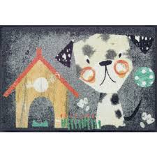 Durable rubber fingertip outdoor entrance mat: Wash Dry Doormat Benno Washable Mat Rubber Edge Teppich Hemsing