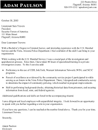 Sample Cover Letter Entry Level Job In Criminal Justice