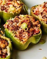 Stuffed Peppers Are An Easy Weeknight Win Recipe Stuffed Peppers Stuffed Green Peppers Stuffed Bell Peppers