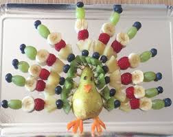 Faire Manger Des Fruits Aux Enfants Facile Avec Ce Splendide Paon En Delicieuses Brochettes De Fruits Sucrees Brochette Fruits Brochette Manger Des Fruits