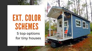 Exterior paint colors with my brick house? Tiny House Expedition 5 Exterior Color Schemes For Your Tiny House