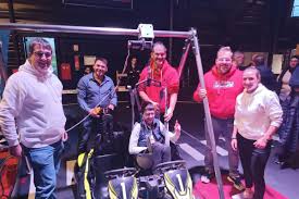 Grâce à ses équipements, le Karting de Chartres est accessible aux  personnes avec un handicap