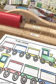 Sight Word Train Center Literacy Centers Kindergarten Playbased Learning Simply Kinder