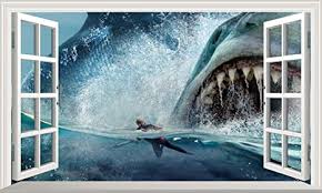 Ner größe und seines e nergieverbrauchs auf deutli ch. Chicbanners Die Meg Megalodon Shark 3d Magic Fenster V106 Wandtattoo Selbstklebende Poster Wall Art Grosse 1000 Mm Breit X 600 Mm Tief Gross Amazon De Baumarkt