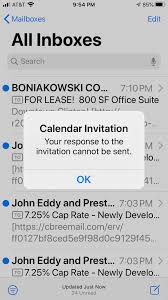 Calendar Invitation Error How To Fix Apple Community