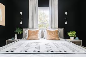 #bed #bedroom #black #black_and_white #lamp #lights #mimalistic #modern #platform_bed #vase #white. 05 Black White Bedroom Ideas Black Wall White Bedding Pictures Of Black And White Bedrooms