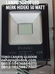 Menariknya, lampu ini sudah difasilitasi ip65 sehingga sangat tahan pada suhu panas, lembab dan debu. Jual Lampu Sorot Led Hideki 50 Watt Cahayaglodok Com