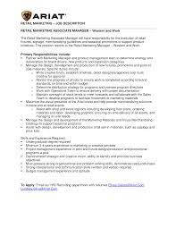 Retail skills are skills that involve selling products to consumers. Marketing Retail Job Description Templates At Allbusinesstemplates Com