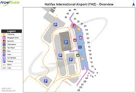 Halifax Halifax Stanfield International Yhz Airport Terminal Map Overview Airport Map Airport Guide Airport