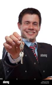 Landlord rent man hi-res stock photography and images