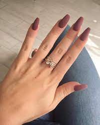 37 Enchanting Fall Nails Art Design Ideas For Inspirations Matte Nails Design Coffin Nails Matte Matted Nails