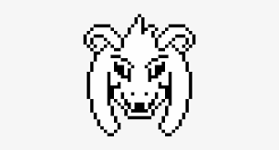 It will take some time, and several updates, . Undertale Asriel Head Asriel Dreemurr Pixel Art 390x360 Png Download Pngkit
