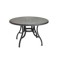 Grosfillex Us526102 Cordoba 48 Round Resin Pedestal Outdoor Table With Metal Legs Charcoal Modern Table Design Metal Outdoor Table Round Patio Table