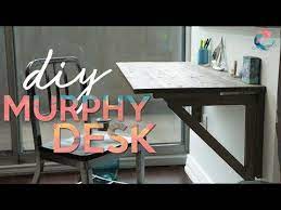 Queen murphy bed with desk and 2 storage units with drawers and doors, lumina collection by bestar. 50 Simple Diy Desk Solutions That Are Perfect For Any Room In The House Whether You Need Something For You Murphy Desk Desks For Small Spaces Diy Space Saving